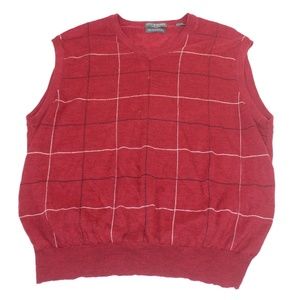 LYLE & SCOTT Scottish Wool Maroon Sweater Vest